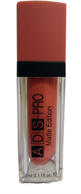 ADS Pro Matte Edition Mini Lipgloss Shade, GajriPink-406(3 ml, Pink)