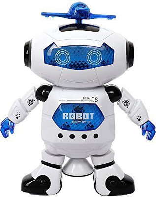 Mahalaxmi Gift Shop Musical and Naughty Dancing Robot(Brown)