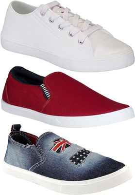 Pexlo Combo Pack of 3 Casual Shoes (Loafers Shoes) Slip On Sneakers For Men(Multicolor
Pexlo Combo Pack of 3 Casual Shoes (Loafers Shoes) Slip On Sneakers For Men(Multicolor