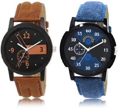 Glamexy new look latest Multicolor set of 2 For Men and Boys Watch - For Men
Glamexy new look latest Multicolor set of 2 For Men and Boys Watch - For Men