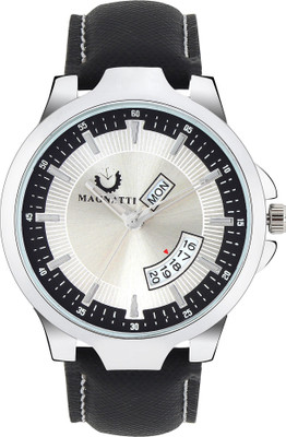 MAGNATTI Day and Date Display Black Strap with Off White Dial Black Strap with Off White Dial Watch - For Men
MAGNATTI Day and Date Display Black Strap with Off White Dial Black Strap with Off White Dial Watch - For Men