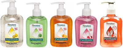 Himalaya PURE HANDS MULTI FRAGRANCE COMBO OF SANITIZER, 250 ML PACK, SET OF 5 PACKS, TOTAL 1250 ML(1250 ml, Pump Dispenser, Pack of 5)
Himalaya PURE HANDS MULTI FRAGRANCE COMBO OF SANITIZER, 250 ML PACK, SET OF 5 PACKS, TOTAL 1250 ML(1250 ml, Pump Dispenser, Pack of 5)