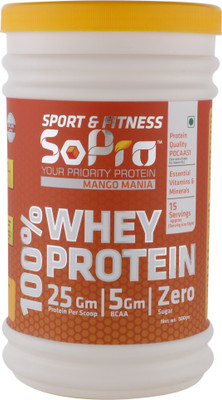 SOPRO NUTRI FSMM500 Whey Protein(500 g, Mango)