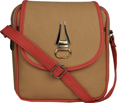 Kandel London Sling Bag(Beige)