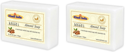 Leafveda Khadi Almond Soap pack of 2(200 g, Pack of 2)
Leafveda Khadi Almond Soap pack of 2(200 g, Pack of 2)