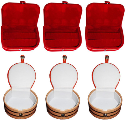 Afrose Combo of 6 velvet Vanity case Ring and Earring storage travelling Folder Box Vanity Box(Multicolor)
Afrose Combo of 6 velvet Vanity case Ring and Earring storage travelling Folder Box Vanity Box(Multicolor)