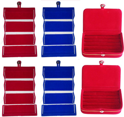 Shivanshshine Combo 2 pc red earring folder 2 pc blue ear ring folder 2 pc ring jewelry vanity box Vanity Box Vanity Box(Multicolor)
Shivanshshine Combo 2 pc red earring folder 2 pc blue ear ring folder 2 pc ring jewelry vanity box Vanity Box Vanity Box(Multicolor)