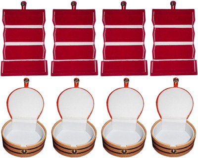 Shivanshshine Combo 4 pc red ear ring folder and 4 pc bangle box Vanity Box Vanity Box(Multicolor)
Shivanshshine Combo 4 pc red ear ring folder and 4 pc bangle box Vanity Box Vanity Box(Multicolor)