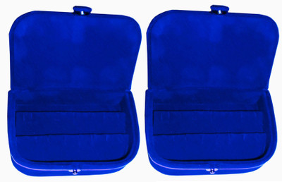 Sarohi Set of 2 velvet Vanity case Ear ring storage travelling folder Box Vanity Box(Blue)
Sarohi Set of 2 velvet Vanity case Ear ring storage travelling folder Box Vanity Box(Blue)