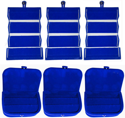 Afrose Set of 6 velvet Vanity case Ring and Earring storage travelling Folder Box Vanity Box(Multicolor)
Afrose Set of 6 velvet Vanity case Ring and Earring storage travelling Folder Box Vanity Box(Multicolor)