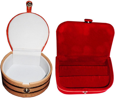 Sarohi Set of 2 velvet Vanity case Ring and Earring storage travelling Folder Box Vanity Box(Multicolor)
Sarohi Set of 2 velvet Vanity case Ring and Earring storage travelling Folder Box Vanity Box(Multicolor)
