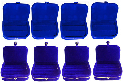 Afrose Combo of 8 velvet Vanity case Ring and Earring storage travelling Folder Box Vanity Box(Multicolor)
Afrose Combo of 8 velvet Vanity case Ring and Earring storage travelling Folder Box Vanity Box(Multicolor)