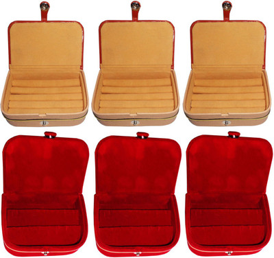 Afrose Combo of 6 velvet Vanity case Ring and Earring storage travelling Folder Box Vanity Box(Multicolor)
Afrose Combo of 6 velvet Vanity case Ring and Earring storage travelling Folder Box Vanity Box(Multicolor)