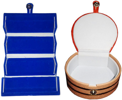 Afrose Set of 2 velvet Vanity case Ring and Earring storage travelling Folder Box Vanity Box(Multicolor)
Afrose Set of 2 velvet Vanity case Ring and Earring storage travelling Folder Box Vanity Box(Multicolor)