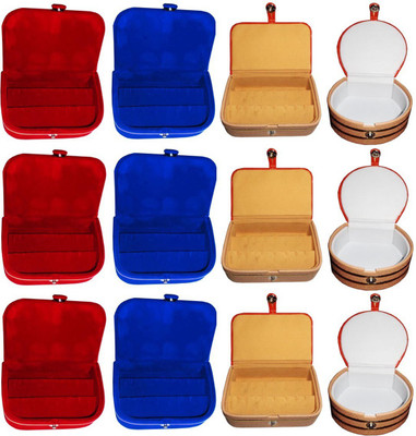 Shivanshshine Combo 3 pc blue earring box 3 pc red ear ring box 3 pc brown earring folder 3 pc bangle jewelry vanity case Vanity Box Vanity Box(Multicolor)
Shivanshshine Combo 3 pc blue earring box 3 pc red ear ring box 3 pc brown earring folder 3 pc bangle jewelry vanity case Vanity Box Vanity Box(Multicolor)