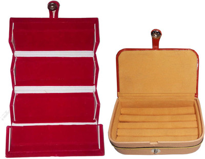 Sarohi Combo of 2 velvet Vanity case Ring and Earring storage travelling Folder Box Vanity Box(Multicolor)
Sarohi Combo of 2 velvet Vanity case Ring and Earring storage travelling Folder Box Vanity Box(Multicolor)