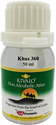 Kivalo Ⓡ Pure Original Khus 360 Fragrance 50 ml Non Alcoholic Attar Floral Attar(Musk)
Kivalo Ⓡ Pure Original Khus 360 Fragrance 50 ml Non Alcoholic Attar Floral Attar(Musk)