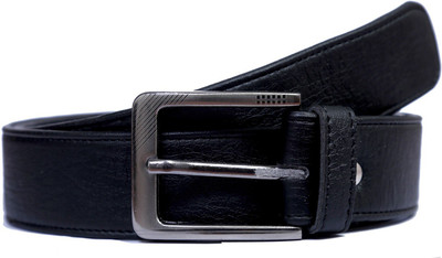 zeeko Men Formal Black Synthetic Belt