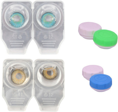 Choice Empire 2 Pair Zero Power Monthly Contact Lens Without Solution - Aqua-Pure Hazzle Color Lens Monthly Contact Lens(0 dioptres, Aqua, Pure Huzzle, Pack of 4)
Choice Empire 2 Pair Zero Power Monthly Contact Lens Without Solution - Aqua-Pure Hazzle Color Lens Monthly Contact Lens(0 dioptres, Aqua, Pure Huzzle, Pack of 4)