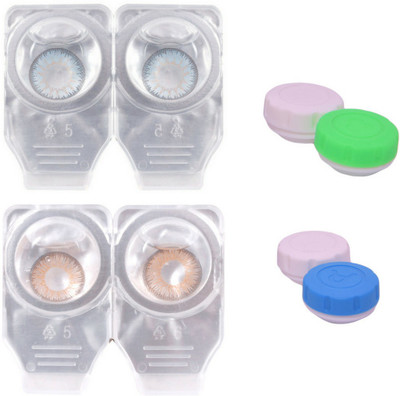 Choice Empire 2 Pair Zero Power Monthly Contact Lens Without Solution - Blue-Brown Color Lens Monthly Contact Lens(0 dioptres, Blue, Brown, Pack of 4)
Choice Empire 2 Pair Zero Power Monthly Contact Lens Without Solution - Blue-Brown Color Lens Monthly Contact Lens(0 dioptres, Blue, Brown, Pack of 4)