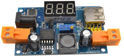 KitsGuru LM2596 DC Adjustable Step-Down Power Module + LED Voltmeter + USB port Electronic Components Electronic Hobby Kit
KitsGuru LM2596 DC Adjustable Step-Down Power Module + LED Voltmeter + USB port Electronic Components Electronic Hobby Kit