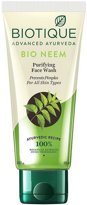 BIOTIQUE BIO Neem Purifying Face Wash All Skin Types for acne and pimples 100ml Face Wash(100 ml)
BIOTIQUE BIO Neem Purifying Face Wash All Skin Types for acne and pimples 100ml Face Wash(100 ml)