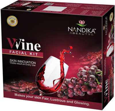 Nandika Beauty WINE FACIAL KIT 310 g(Set of 5)