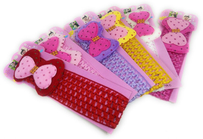 Khubsurat Stylish Stretchable Cloth Hair Band for Girls and Kids, Set of 6 Pieces of Mix Colour Rubber Band, Hair Band, Head Band(Multicolor)
Khubsurat Stylish Stretchable Cloth Hair Band for Girls and Kids, Set of 6 Pieces of Mix Colour Rubber Band, Hair Band, Head Band(Multicolor)