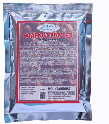 Mountaindust Soapnut Powder(reetha powder),100 gms(100 g)