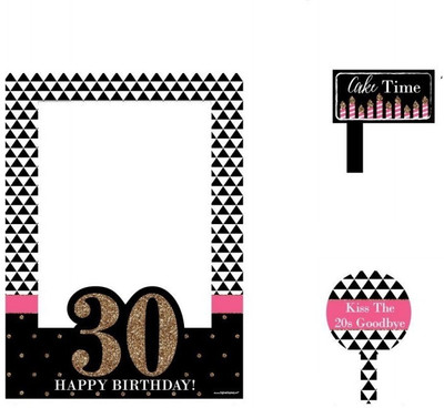 Theme My Party Photo Frame For Your Birthday/Party - 30th Birthday Photo Booth Board(Party)
Theme My Party Photo Frame For Your Birthday/Party - 30th Birthday Photo Booth Board(Party)