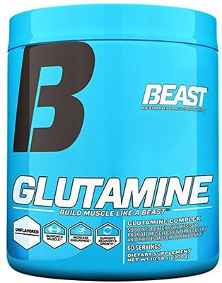 BEAST SPORTS NUTRITION GLUTAMINE , 60 SERVING Glutamine(300 g, Unflavored)