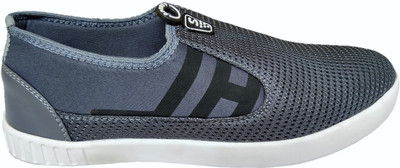 D&T STYLISH CASUAL - 005 Canvas Shoes For Men(Grey