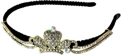 New Arihant Traders New Arihant Traders- Princes Crown/Head band with stone for Women/Girls/Kids Head Band, Hair Band, Hair Accessory Set(Silver, Gold)
New Arihant Traders New Arihant Traders- Princes Crown/Head band with stone for Women/Girls/Kids Head Band, Hair Band, Hair Accessory Set(Silver, Gold)