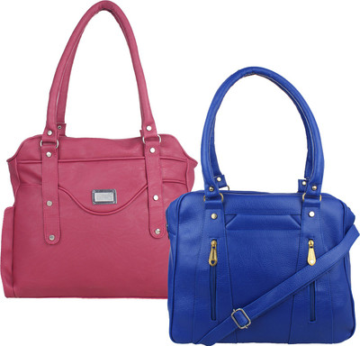 Fillincart Hand-held Bag(Blue, Pink)