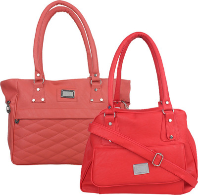 Fillincart Hand-held Bag(Pink, Red)