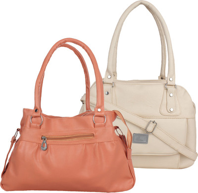 Fillincart Messenger Bag(Tan, White)