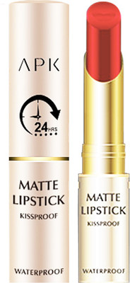 APK Matte Lipstick Kissproof PK48-24(Orange Red, 3.8 g)