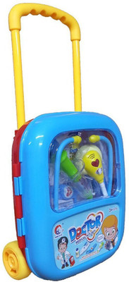 AS.TOYS Pretend Play Doctor Set for Kids Medical Kit in a Trolley Suitcase with Light and Sound Effects.(Blue)
AS.TOYS Pretend Play Doctor Set for Kids Medical Kit in a Trolley Suitcase with Light and Sound Effects.(Blue)
