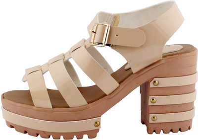 SHOFIEE Women CREAM Heels