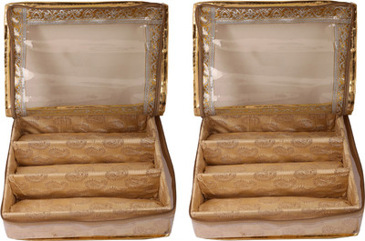 Kuber Industries 3 Rod Bangle Box, Golden Set of 2 Pcs Jewellery Bangle box Vanity Box(Gold)
Kuber Industries 3 Rod Bangle Box, Golden Set of 2 Pcs Jewellery Bangle box Vanity Box(Gold)