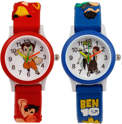 SS Traders Chotabheem and Ben10 Watch - For Boys