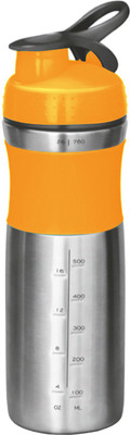 Milton Promix 800 ml Sipper(Pack of 1, Orange, Silver)