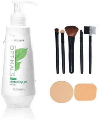 Oriflame Sweden Combo of Optimals Cleansing Gel For Oily Skin 200 Ml & Make Up Brush Set(Set of 3)
Oriflame Sweden Combo of Optimals Cleansing Gel For Oily Skin 200 Ml & Make Up Brush Set(Set of 3)