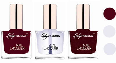 Lady Fashion Glossy & Long Stay Nail Polish combo Maroon,Transparent,Maroon(Pack of 3)
Lady Fashion Glossy & Long Stay Nail Polish combo Maroon,Transparent,Maroon(Pack of 3)