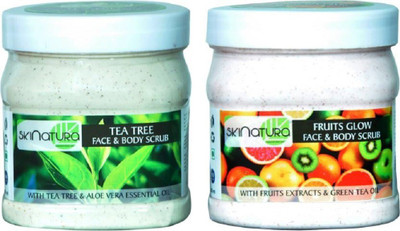 Skinatura Tea Tree + Fruits Glow Face & Body Scrub (Combo of 2) Scrub(500 ml)
Skinatura Tea Tree + Fruits Glow Face & Body Scrub (Combo of 2) Scrub(500 ml)