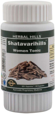 Herbal Hills Herbal Hills Shatavarihills 60 Capsule Shatavari (Asparagus racemosus) 350 mg Pure Extract and powder blend in a capsule(60 No)
Herbal Hills Herbal Hills Shatavarihills 60 Capsule Shatavari (Asparagus racemosus) 350 mg Pure Extract and powder blend in a capsule(60 No)