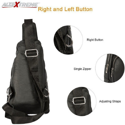 AllExtreme PU Leather Sling Bag Leather Chest Shoulder Backpack Water Resistant Vintage Carry Cross Body Messenger Bag for Men Women Kids Perfect for Gym Travel Hiking Working School Business 8 L Backpack(Black), Multicolor
AllExtreme PU Leather Sling Bag Leather Chest Shoulder Backpack Water Resistant Vintage Carry Cross Body Messenger Bag for Men Women Kids Perfect for Gym Travel Hiking Working School Business 8 L Backpack(Black), Multicolor