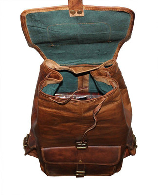 Vedic Glitter BPA Backpack(Brown, 5 inch)