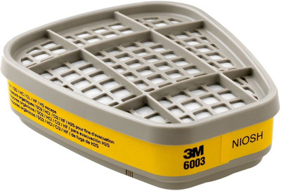 3M 6003 Organic Vapor/Acid Gas Cartridge for Respiratory Protection (Pack of 1) Mask and Respirator
3M 6003 Organic Vapor/Acid Gas Cartridge for Respiratory Protection (Pack of 1) Mask and Respirator