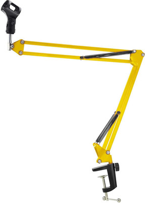 Generic Adjustable Broadcast Studio Microphone | Mic Suspension Boom | Scissor Arm Stand Holder Professional Microphone stand(Yellow)
Generic Adjustable Broadcast Studio Microphone | Mic Suspension Boom | Scissor Arm Stand Holder Professional Microphone stand(Yellow)